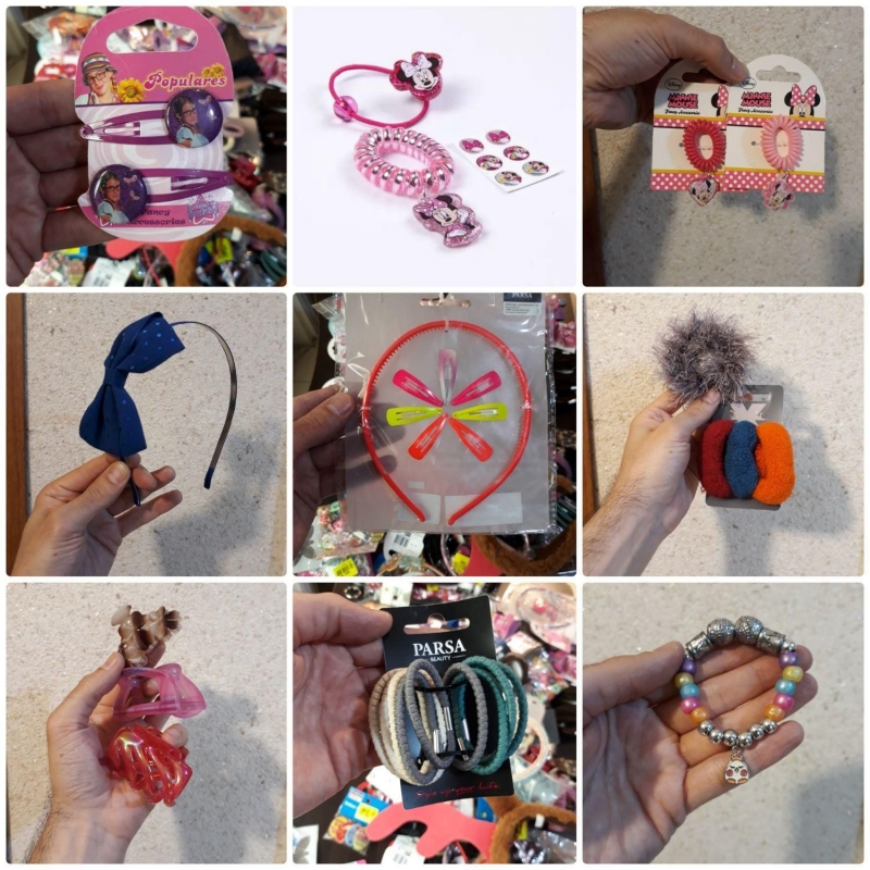 اکسسوری مو دخترانه اورجینال اروپایی عمده / کیلویی