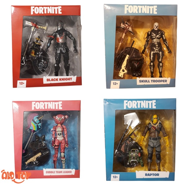 اکشن فیگور فورتنایت تمام مفصل با لوازم سری کامل 4 مدل / عمده