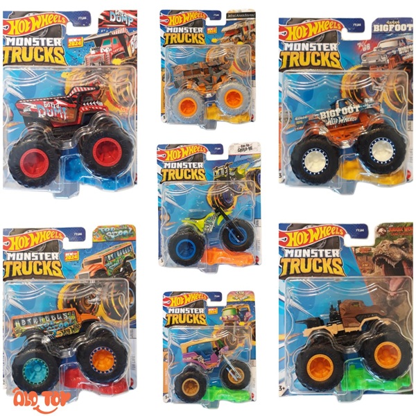 ماشین فلزی هات ویلز اصلی سری مونستر تراک HotWheels / عمده