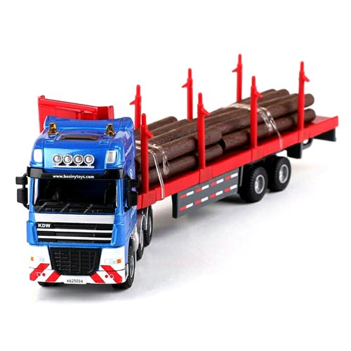 ماکت فلزی تریلی چوب بر کا دی وی KDW Log Transporter 1/50