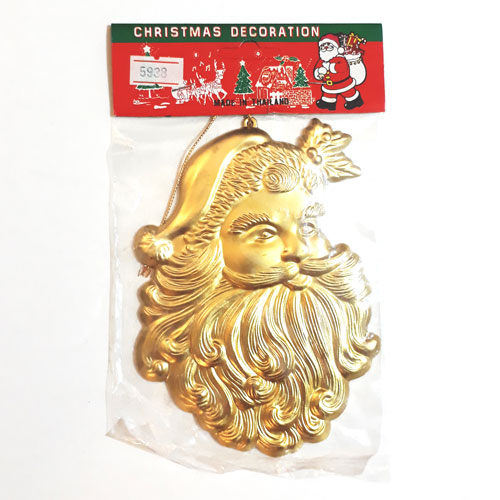 دکوری کریسمس مدل آویز بابانوئل فلزی ساخت تایلند