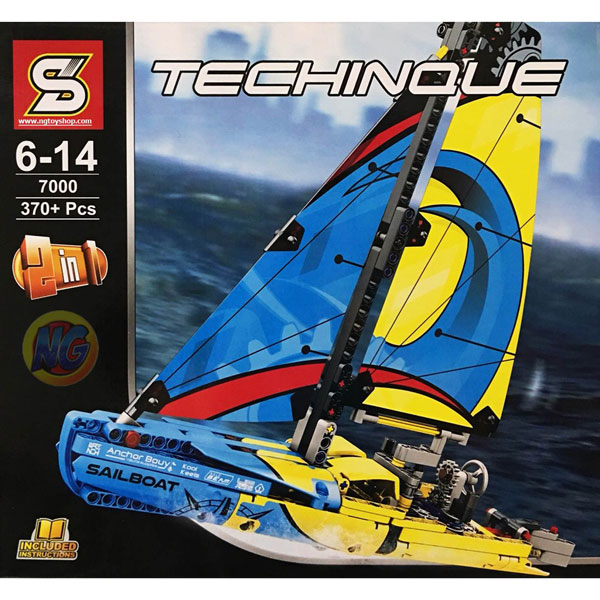 لگو برند S قایق سرعتی سری Technique مدل Racing Yacht