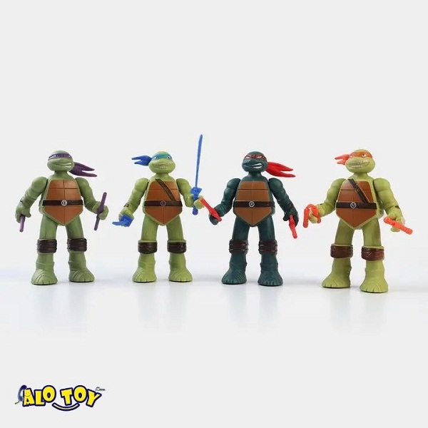 ست چهار عددی فیگور لاکپشت های نینجا تک جعبه Item.A2-1