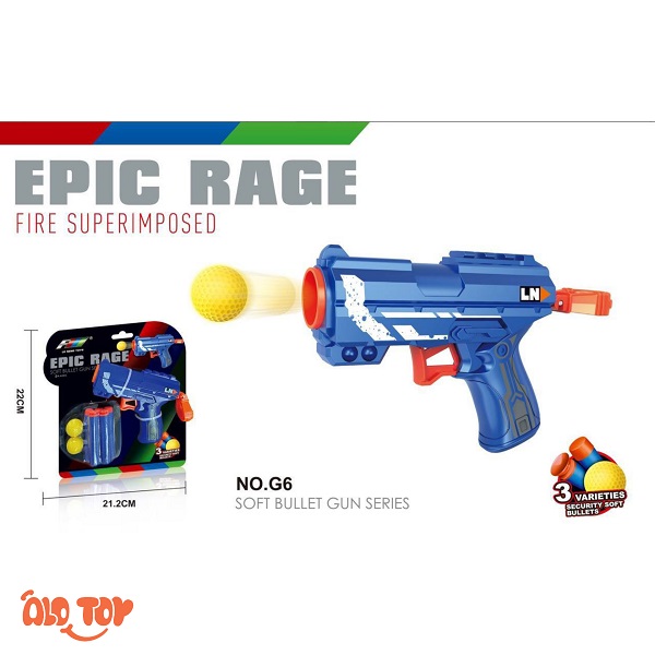 تفنگ تیر ابری و توپی Epic Rage G6
