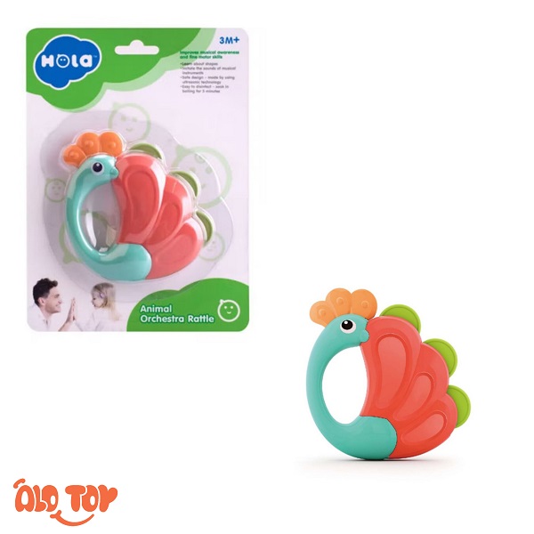 جغجغه طرح طاووس هولا تویز Hola E318B-1