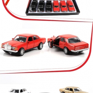 ماکت فلزی بنز W123 / عمده / باکس 12 عددی