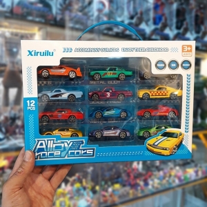 ست 12 عددی ماشینهای فلزی مقیاس 1:64