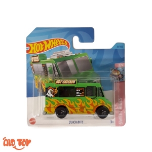 ماکت ماشین هات ویلز فست فود مدل HotWheels Quick Bite Hot Chicken