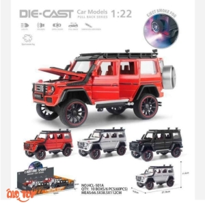 ماشین فلزی بنز جی کلاس G-Class دودزا مقیاس 1:22