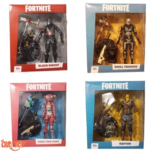 اکشن فیگور فورتنایت تمام مفصل با لوازم سری کامل 4 مدل / عمده