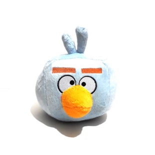 عروسک پولیشی شخصیتی انگری بردز آبی Angry Birds سایز کوچک مدل یک