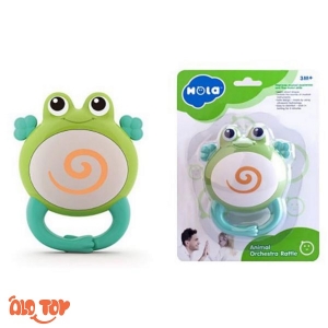 جغجغه طرح قورباغه هولا تویز Hola E318B-2