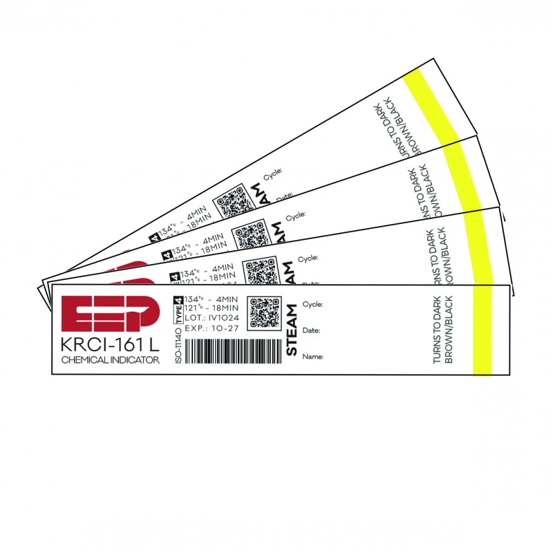 اندیکاتور شیمیایی کلاس 4 بخار EEP (بسته 250 عددی)