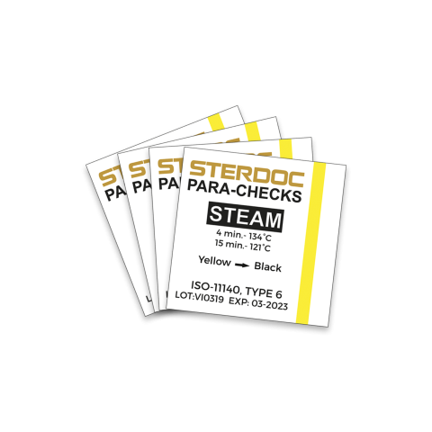 اندیکاتور شیمیایی کلاس 6 بخار Para-Checks(استرداک هلند) بسته 250 عددی