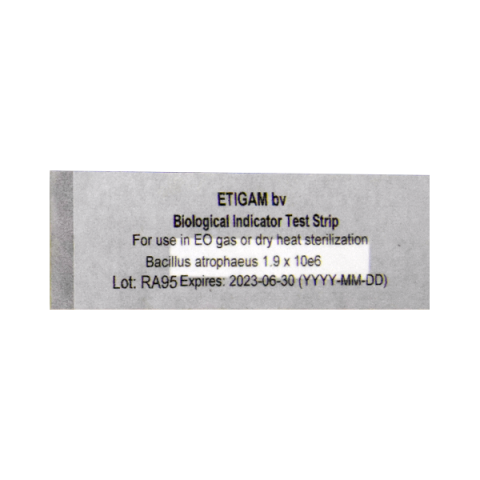 اندیکاتور بیولوژیکال نواری استریپ گرمای خشک-اتیلن اکساید Etigam