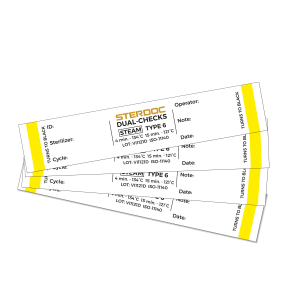 اندیکاتور شیمیایی کلاس6 بخار Dual-Checks (استرداک هلند) بسته 250 عددی