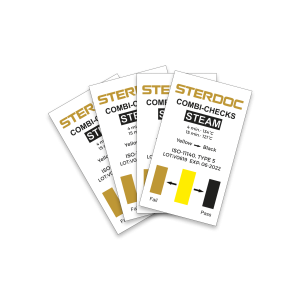 اندیکاتور شیمیایی کلاس 5 بخار پشت چسبدار Combi-Checks(استرداک هلند) بسته 250 عددی