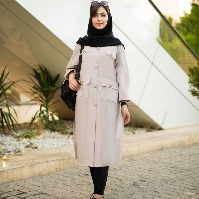 مانتو اداری بلند مدل حوا