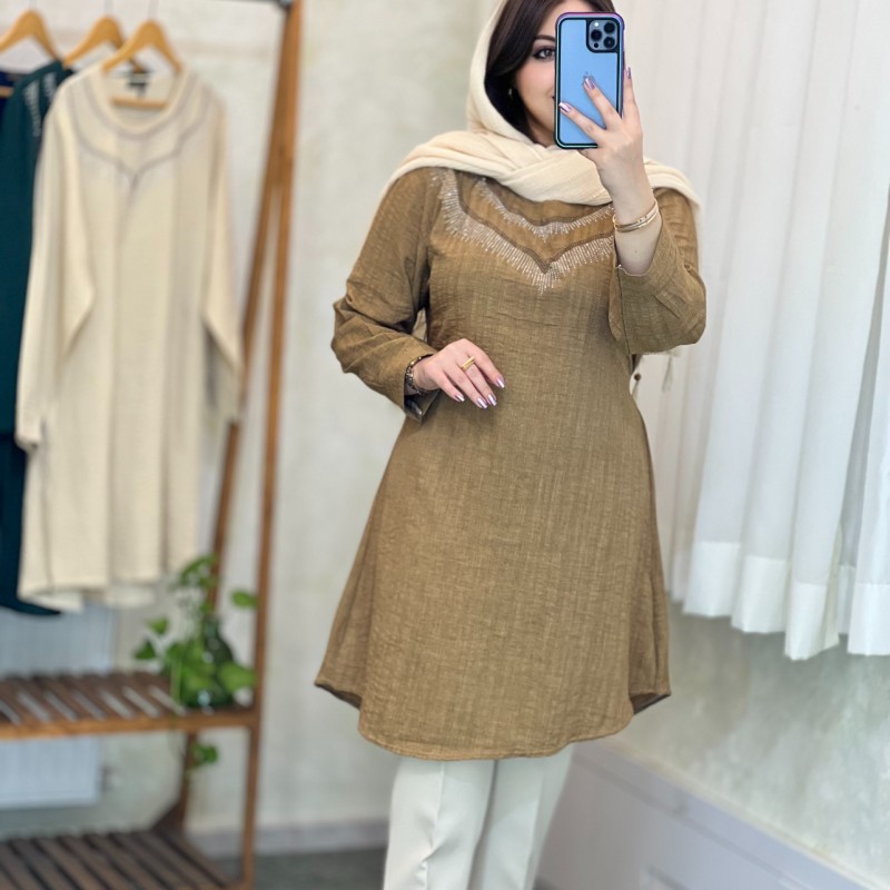 تونیک بلند زنانه مدل نجلا