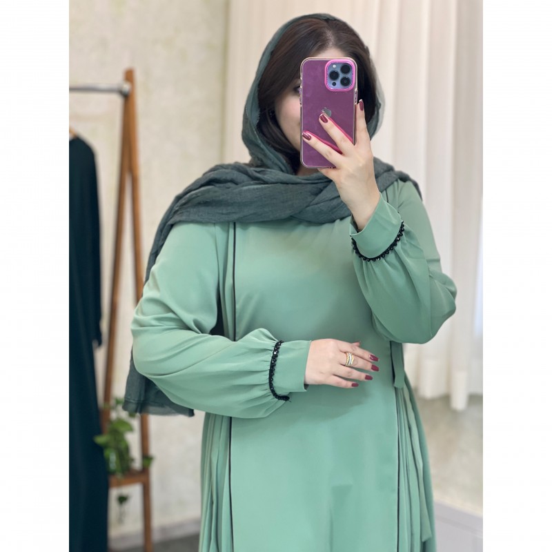 عبا و  پیراهن بلند مدل بهاردخت