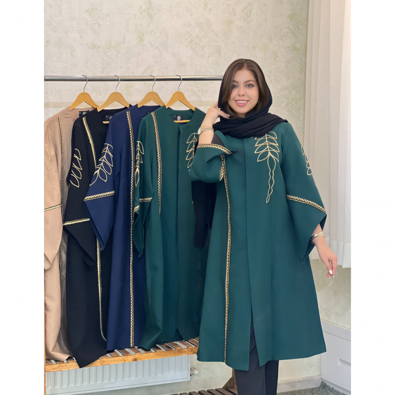 مانتو سایز بزرگ زنانه مدل رویسا کد 1551