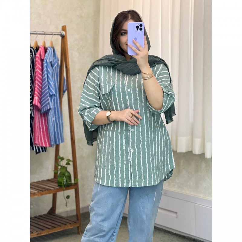 مانتو شومیزی دخترانه مدل نیکی