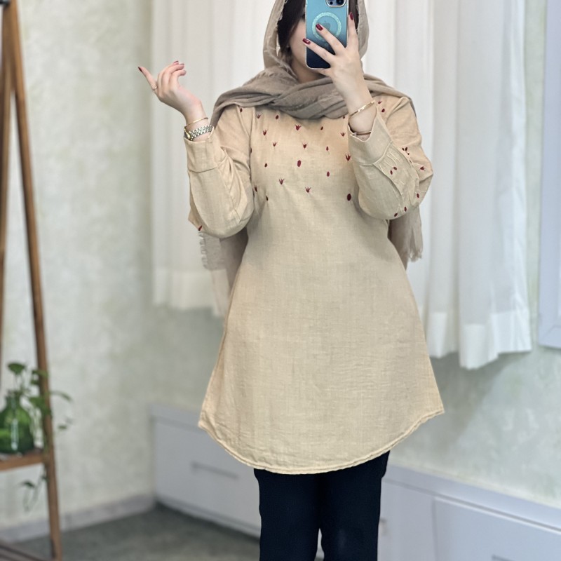 تونیک قد بلند زنانه نیلوفر