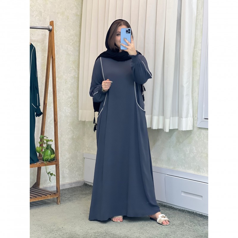 عبا و پیراهن بلند مدل نگارین