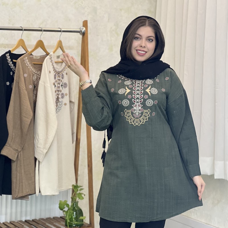 تونیک بلند زنانه مدل آذر