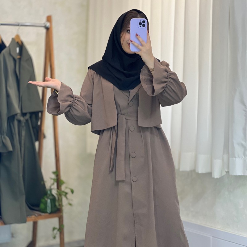 مانتو اداری دانشجویی  بلند شمیم