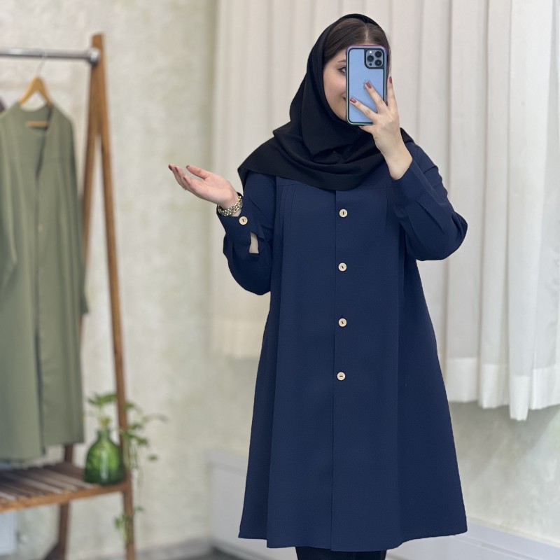 مانتو اداری دانشجویی زنانه مدل میشا