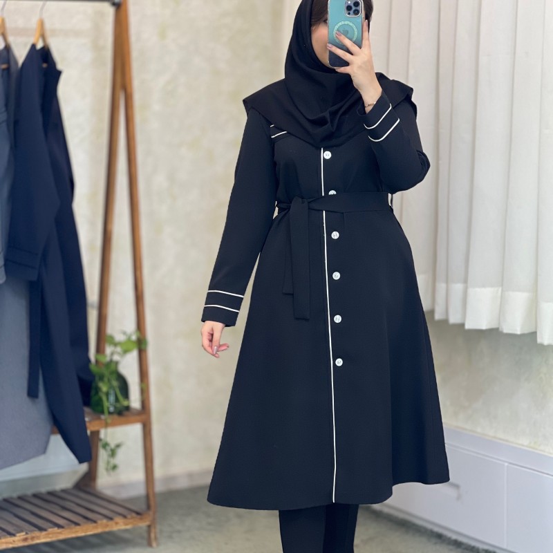 مانتو بلند دانشجویی و اداری بلوط