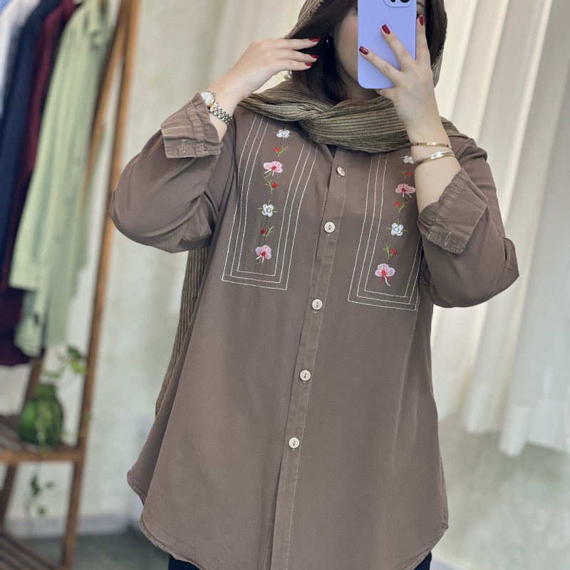 مانتو و شومیز خنک تابستانه مدل گلریز