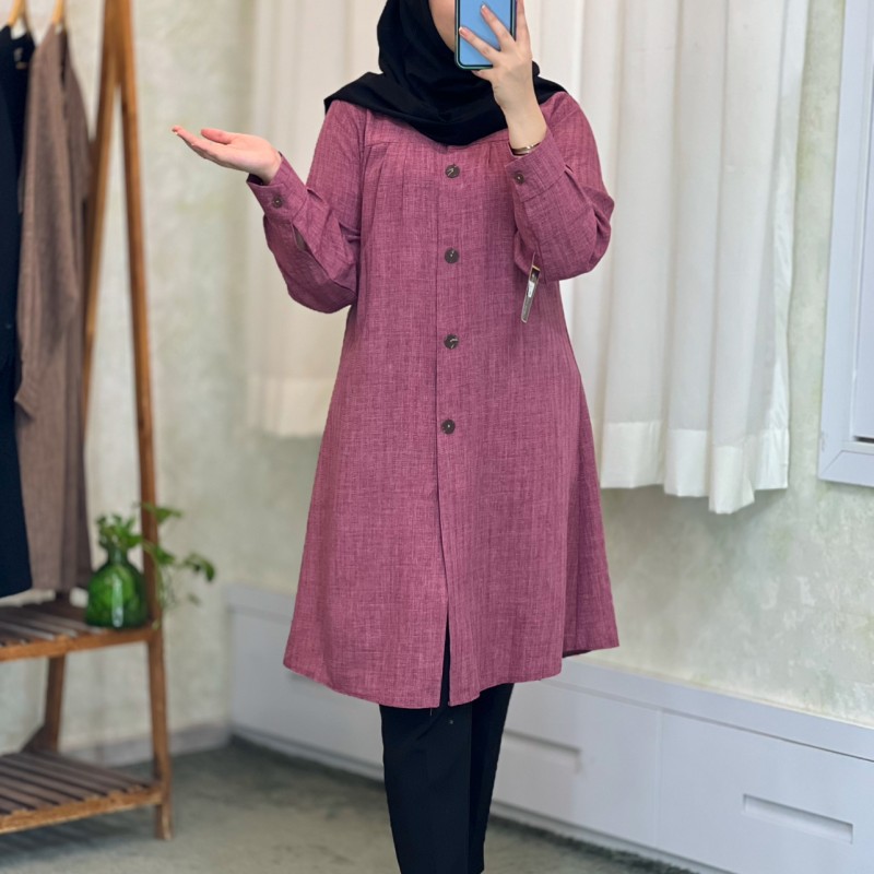 مانتو اداری بلند مدل مینو