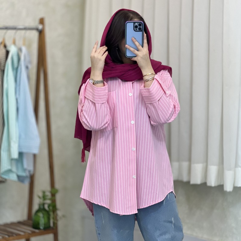 مانتو شومیزی اسپرت مدل نیکسا