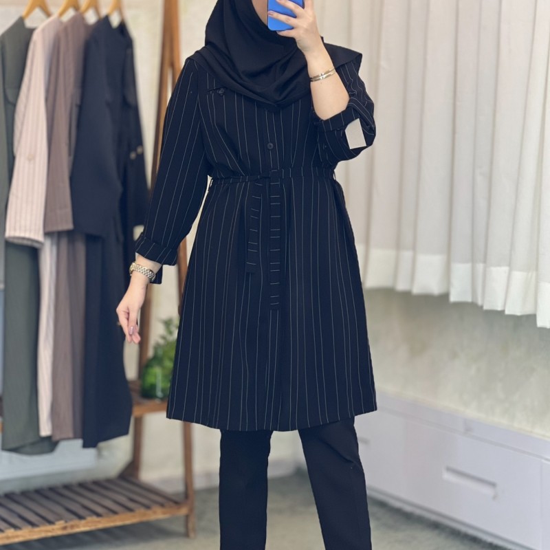 مانتو اداری بلند زنانه فیلتاب