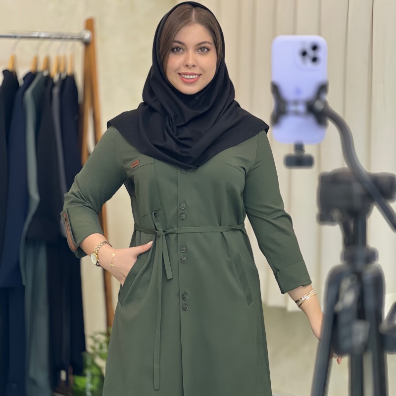 مانتو کارمندی  دانشجویی اداری مدل السا