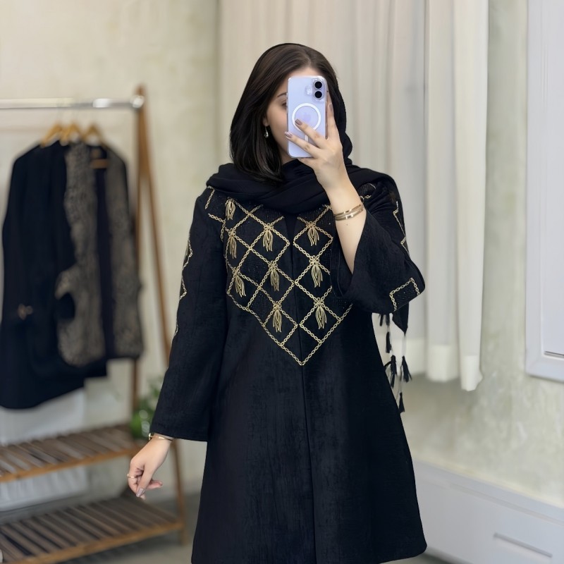 مانتو مزونی مجلسی مدل عسل