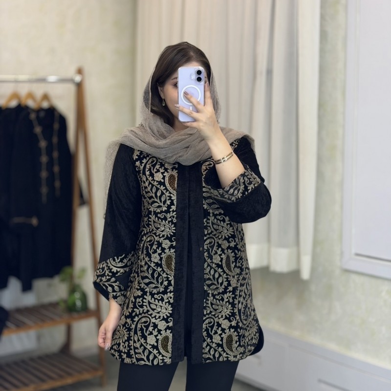 مانتو مجلسی و مزونی مدل لاله