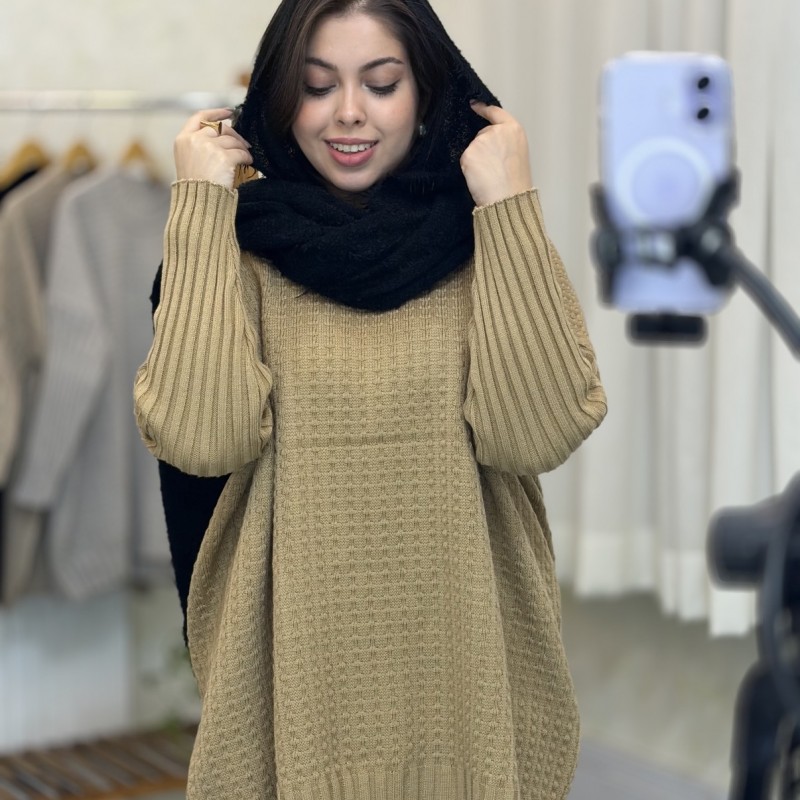 لباس بافت بلند مدل ترمه کد 356