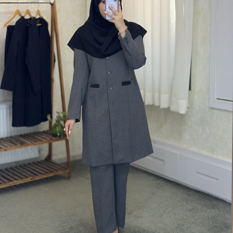 مانتو شلوار اداری اقتصادی مدل برشکا