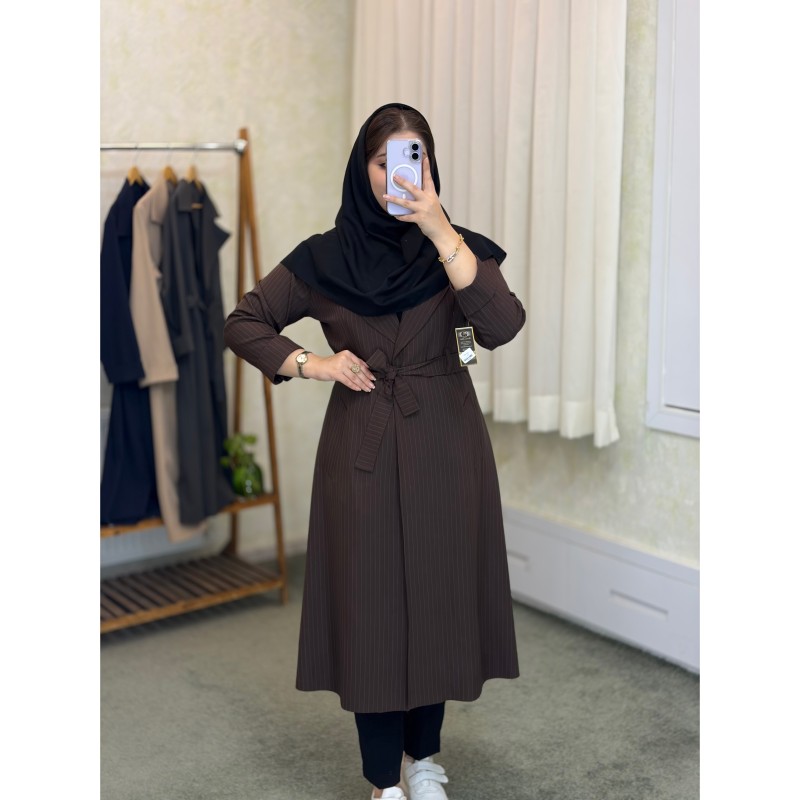 مانتو بلند اداری مدل ماربل