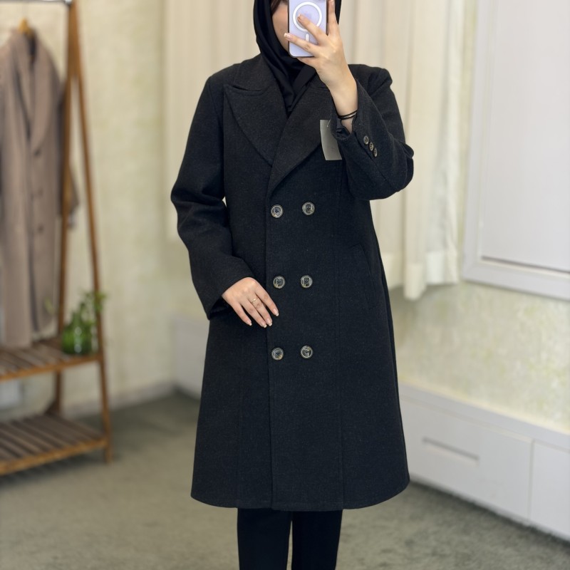 پالتو بلند زنانه باکیفیت مدل ژانت