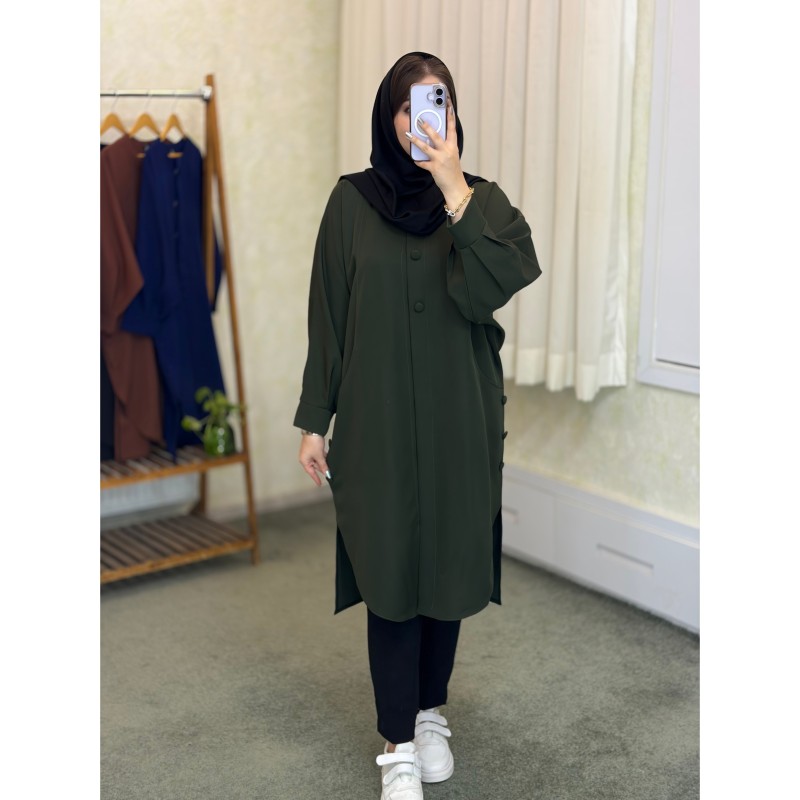 مانتو اداری دانشجویی مدل ابرا