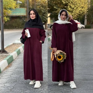 کفتان مخمل زمستانه مدل تیانا کد 77512