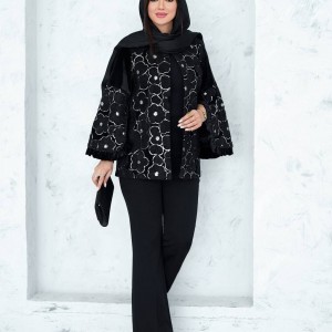 مانتو کتی مزونی (کالکشن عیدانه 1404) کد 1347