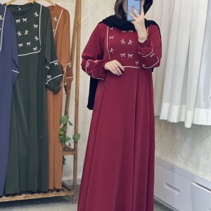 کفتان و پیراهن  بلند زنانه پاپیون