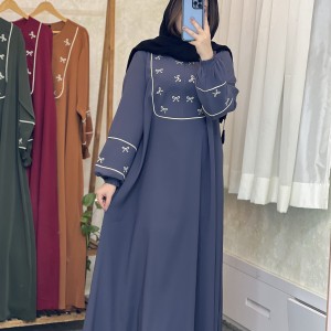 کفتان و پیراهن  بلند زنانه پاپیون