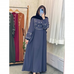 کفتان و پیراهن  بلند زنانه پاپیون