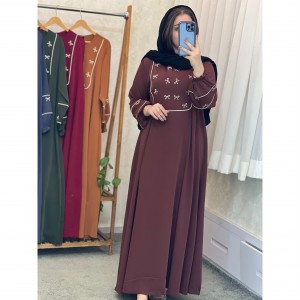 کفتان و پیراهن  بلند زنانه پاپیون